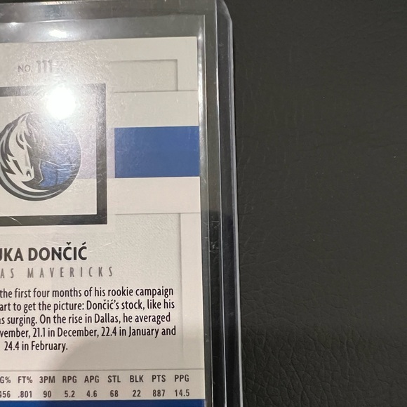 LUKA DONCIC ROOKIE CARD NO.111 - Picture 6 of 6